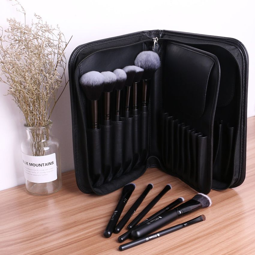 DUcare 29 Pockets Black Makeup Brush Organizer