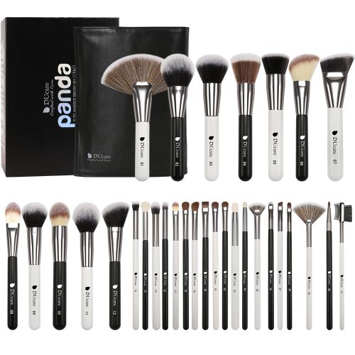 Panda Luxury Pro Artistry Set di pennelli per viso e occhi da 31 pezzi