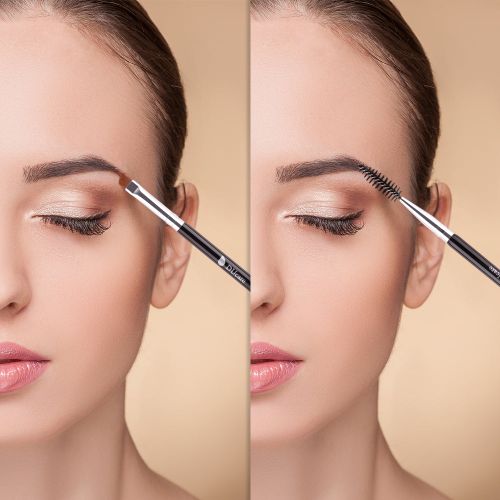 DF16 Pennello per sopracciglia e eyeliner a doppia punta essenziale