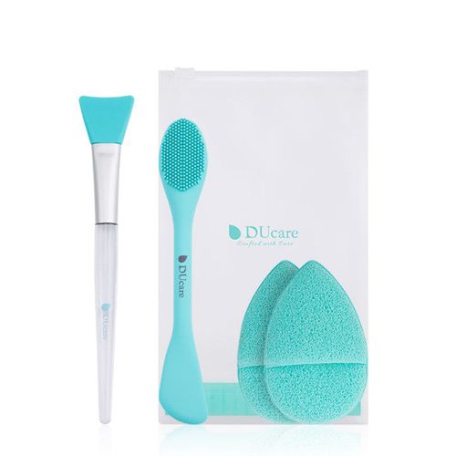 Conjunto diário de escova de máscara facial de silicone para cuidados com a pele (3 unidades)