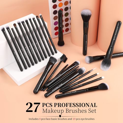 Dark & White Angel Premium Soft 27-Piece Eye & Face Brush Set