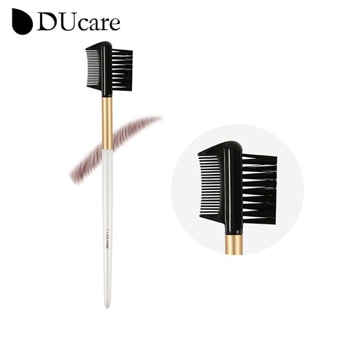 Peigne brosse à sourcils platine