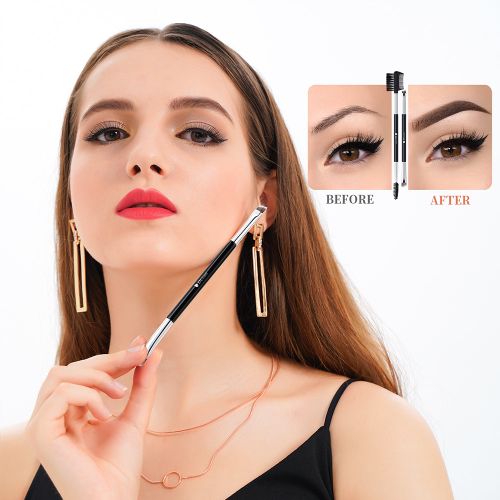 Juego de brochas para ojos de doble punta de 2 piezas Deep Eye