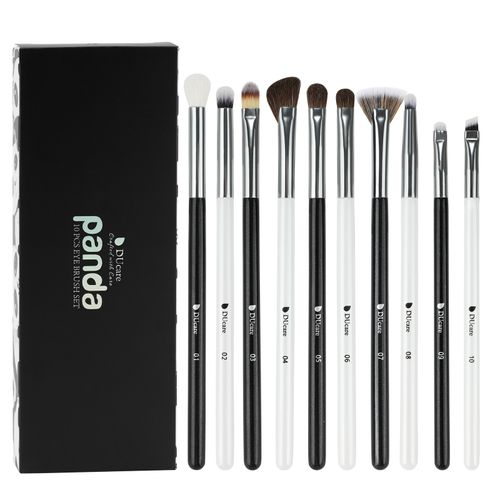 Panda 10Pcs Eye Brush Set