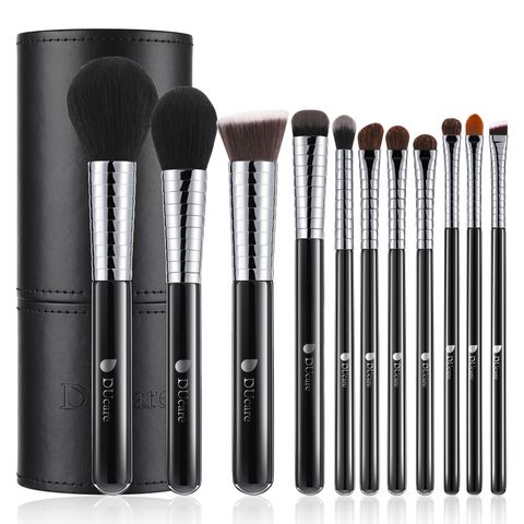 Black Pencil Pro 11-Piece Face & Eye Travel Brush Set