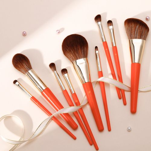 Deer Elf Natural Life 9Pcs Face & Eye Brush Set