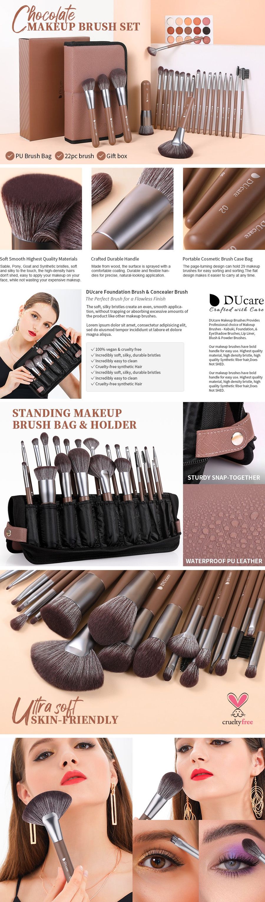 The Complete Brush Set (Chocolate)