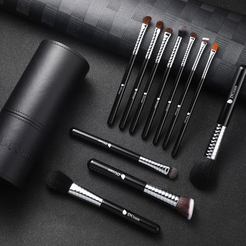 Black Pencil Pro 11-Piece Face & Eye Travel Brush Set