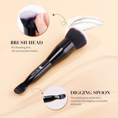 DUcare Double-Ended Foundation Brush & Digging Spoon