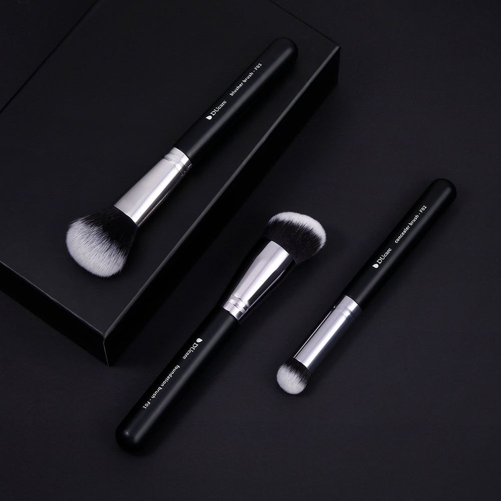 Panda Black White - Set pennelli viso DUcare Pro 3in1