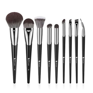 DUcare Beauty 9pcs V series makeup brushes high quality synthetic fiber