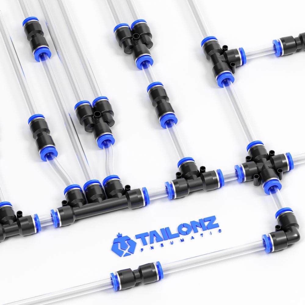Lot De 5 Raccords Laiton 6mm OD X 6mm OD - Connecteurs Compression Pneumatique