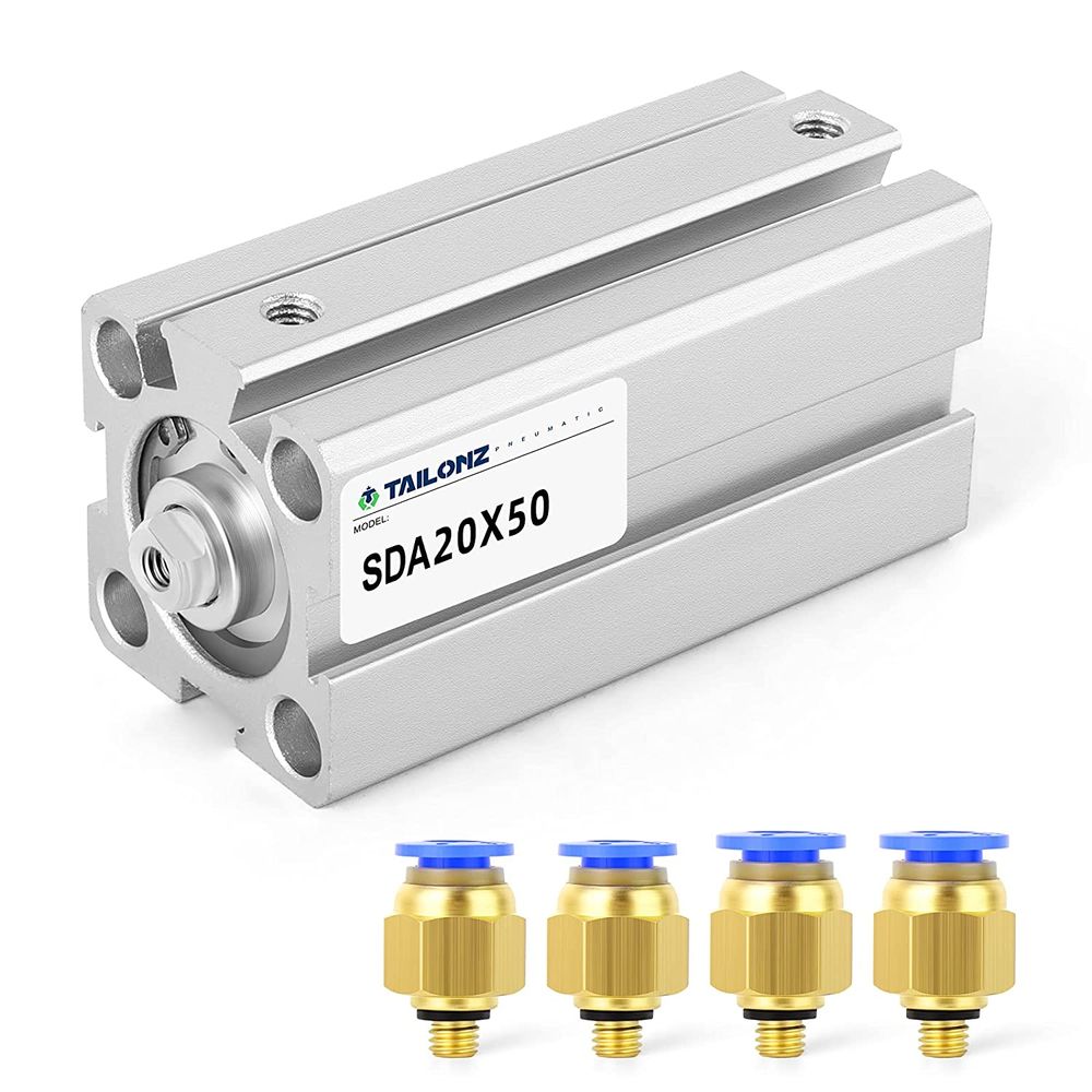 TAILONZ PNEUMATIC Pneumatic Small Thin Cylinder Aluminum