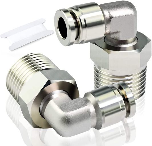 TAILONZ PNEUMATIC Stainless Steel Push to Connect Fittings Tube Elbow  Connect Push Fit Fittings Tube Fittings Push Lock PV