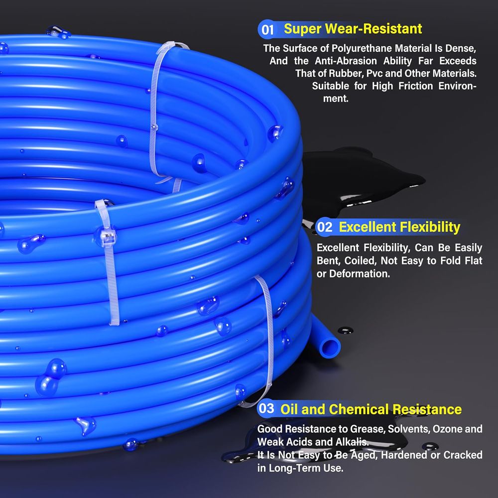 4mm To 16mm Polyurethane Flexible Tube, For Pneumatic at ₹ 10/meter in Chennai