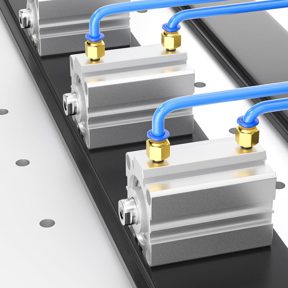 Cylindre Pneumatique SDA32-60 En Alliage D'aluminium - Haute Poussée, Compact, Résistant à L'oxydation