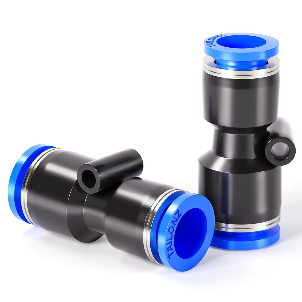 PG Thread Pneumatic Push-Fit Straight Reducing Connector - Nylon Air Tube Fitting