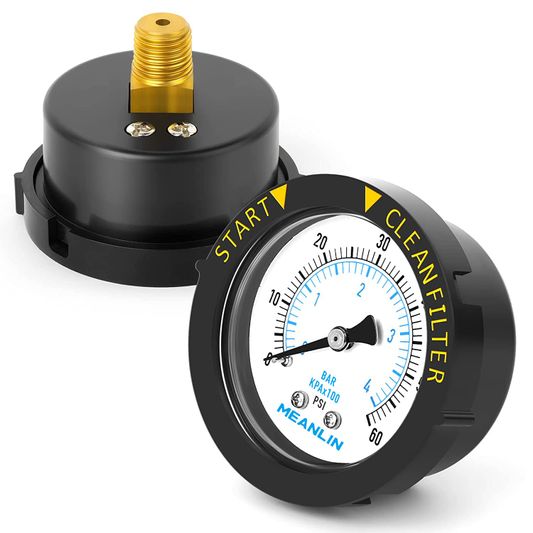 MEANLIN Spraying Pressure Gauge Assembly – For Pressure Washers, Sprayers | Industrial Pressure Measurement Tool - View #3