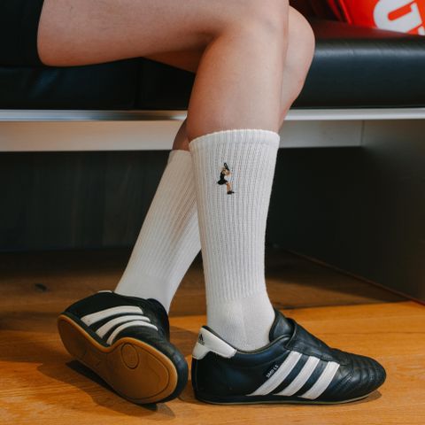 FMACM Versatile Tennis, Running and Fitness Embroidered Casual Socks