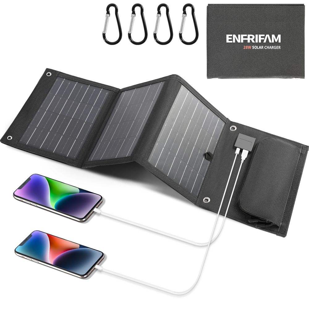 ENFRIFAM 28W 3-Fold Solar Charger