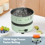 high power electric hot pot 700W, fondue chinoise beilagen