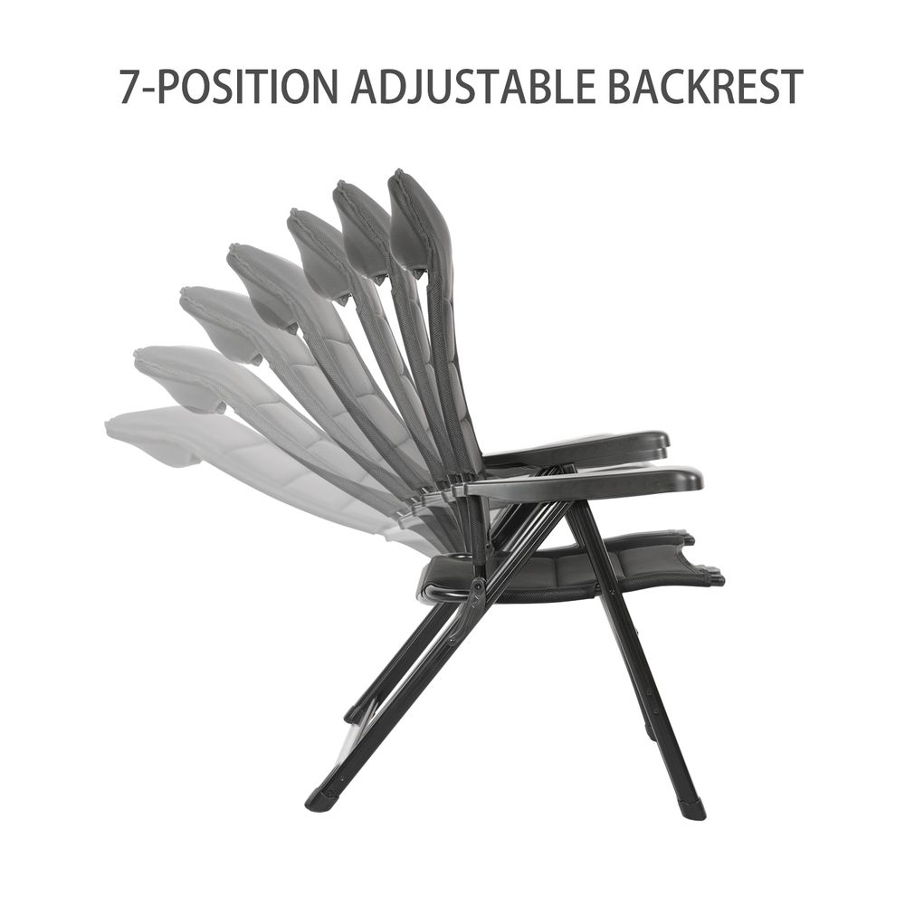 HOMECALL Luxury 3D-Mesh Folding Chair
