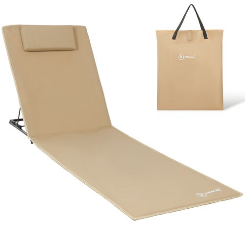 HOMECALL Padded 6-Level Backrest Strandliegen