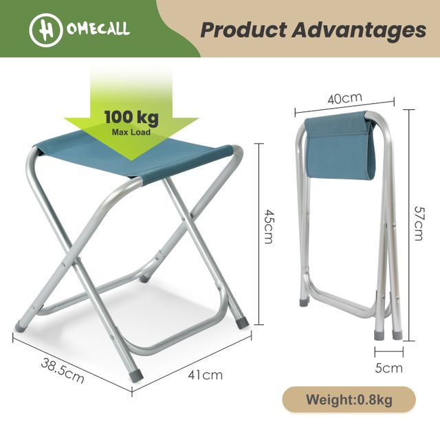 Aluminium 2024 folding stool