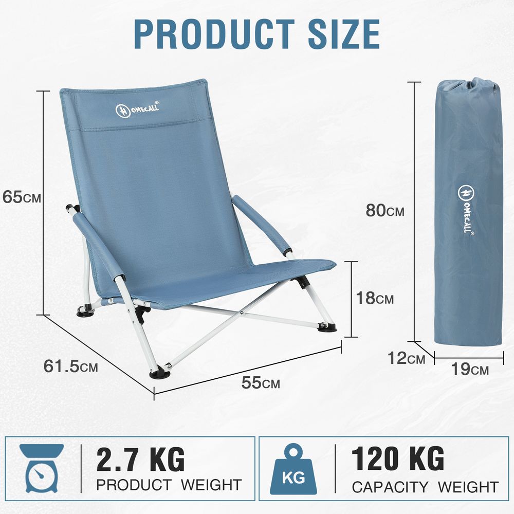 HOMECALL Lightweight Low Folding Chair
