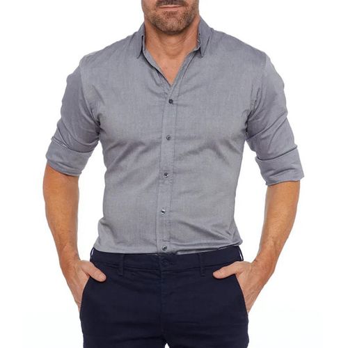 Men's Zipper Easy To Wear Business shirts