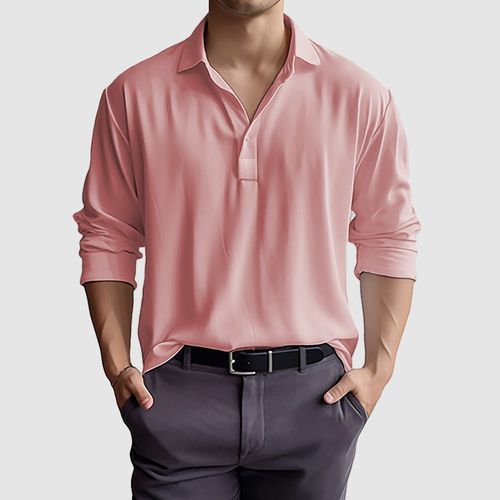 Gentleman Business Casual Outdoor Pullover Shirt