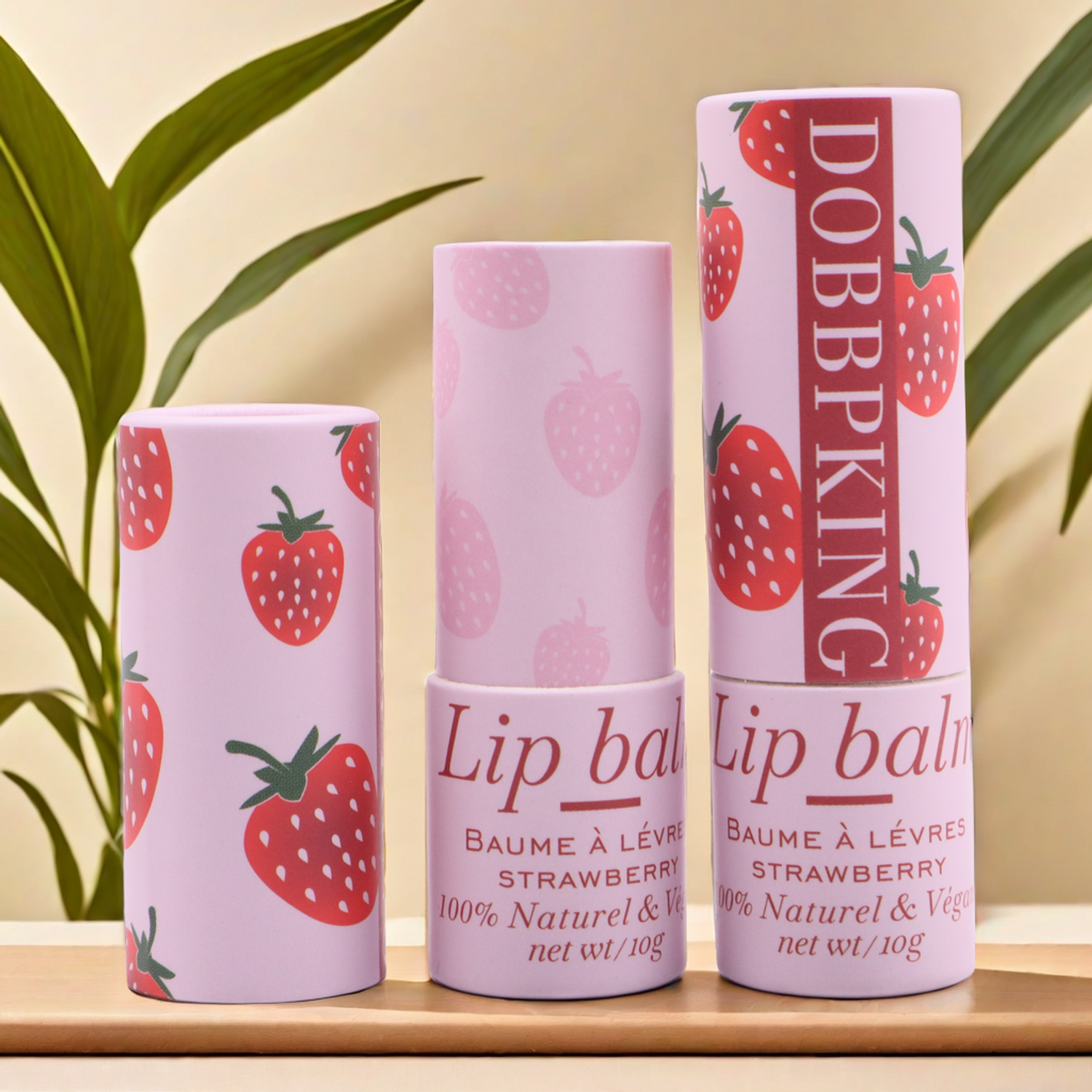 Sustainable Lip Balm Tubes Made from 100% Recycled Kraft Paper
