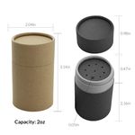 Cardboard Powder Container with Plastic Shaker Lid
