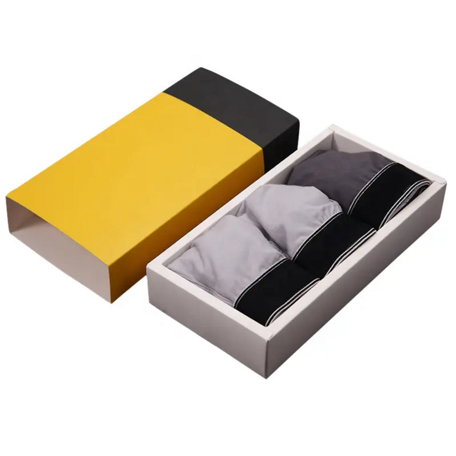 Sliding Out Socks Underwear Box Packaging With Drawer
