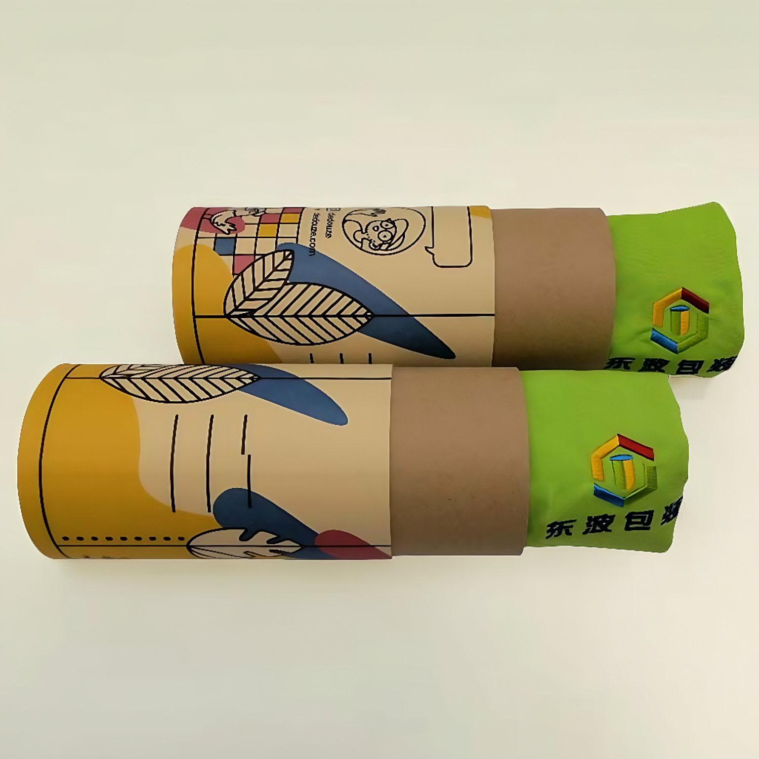 Custom Size Cylinder Gift Wrap Box for Short Sleeve Tops