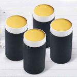 Black Lip Balm Paper Tube Packaging 