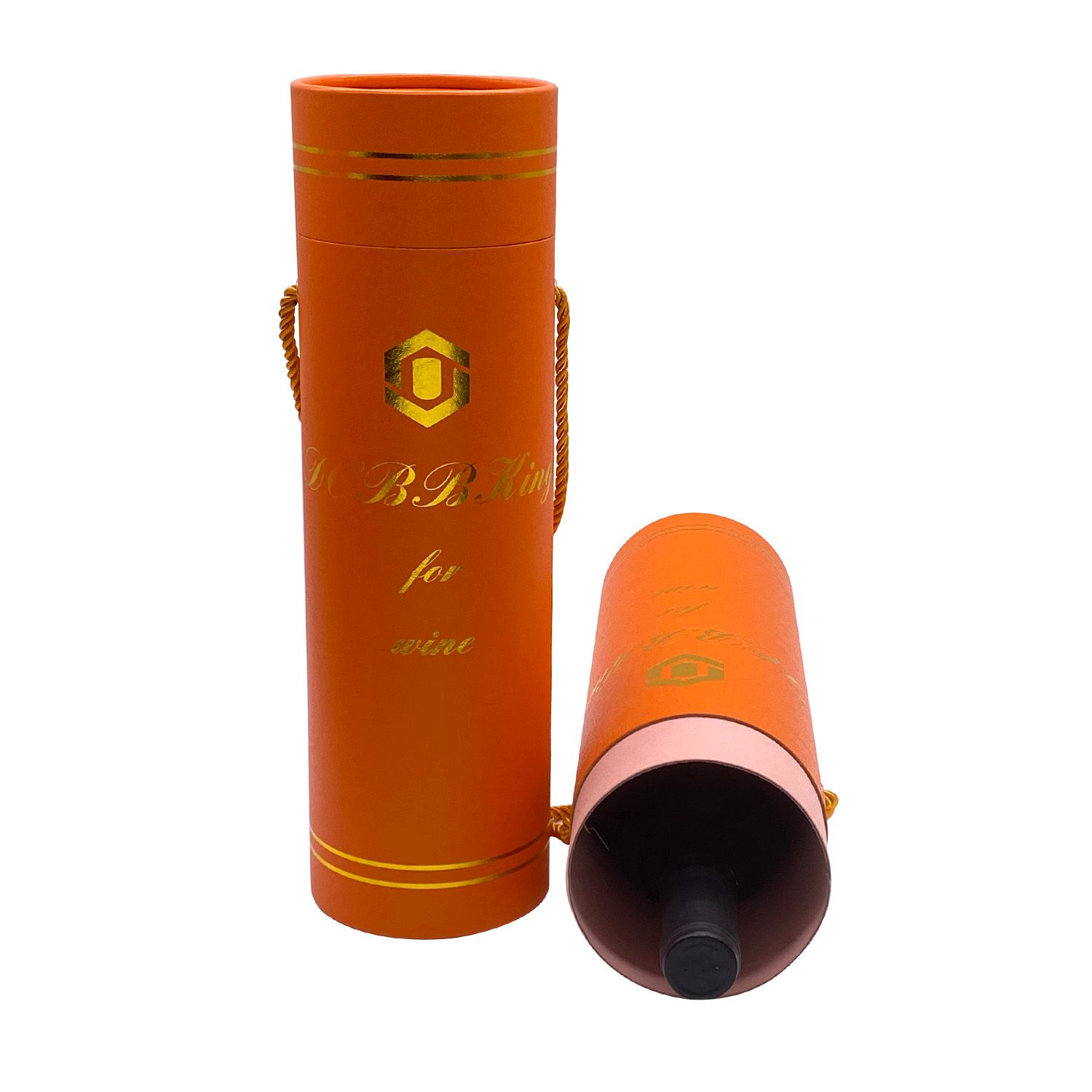 Custom New Style Single Bottle Red Wine Protective Packaging Tube