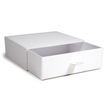 Square White Cardboard Watch Drawer Slide Packaging Box