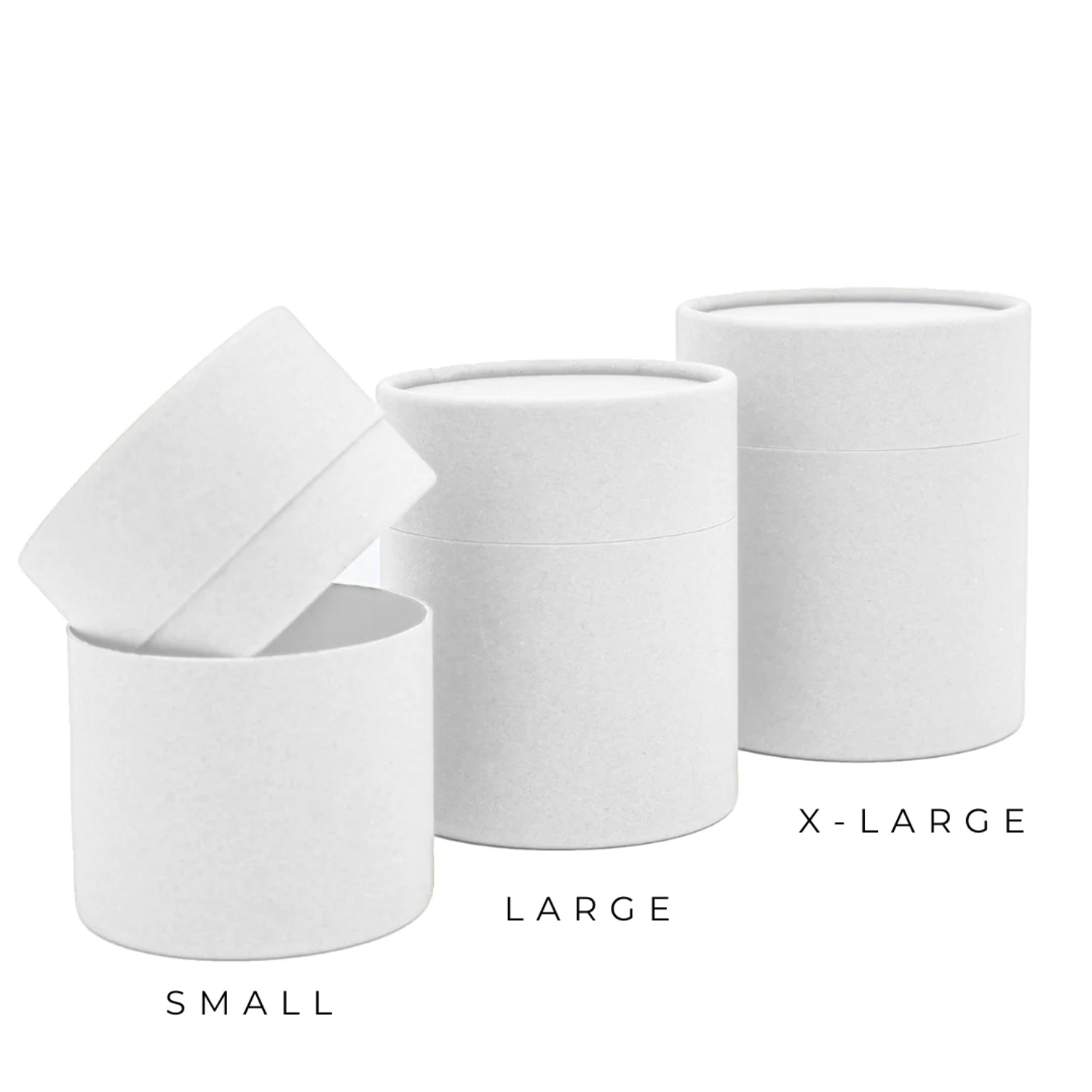 Eco friendly white paper hard packaging candle jar gift cylinder box 