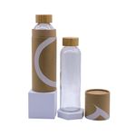 Custom Cylinder Shaped Kraft Paper Glass Bottle Packaging Gift Round Tube