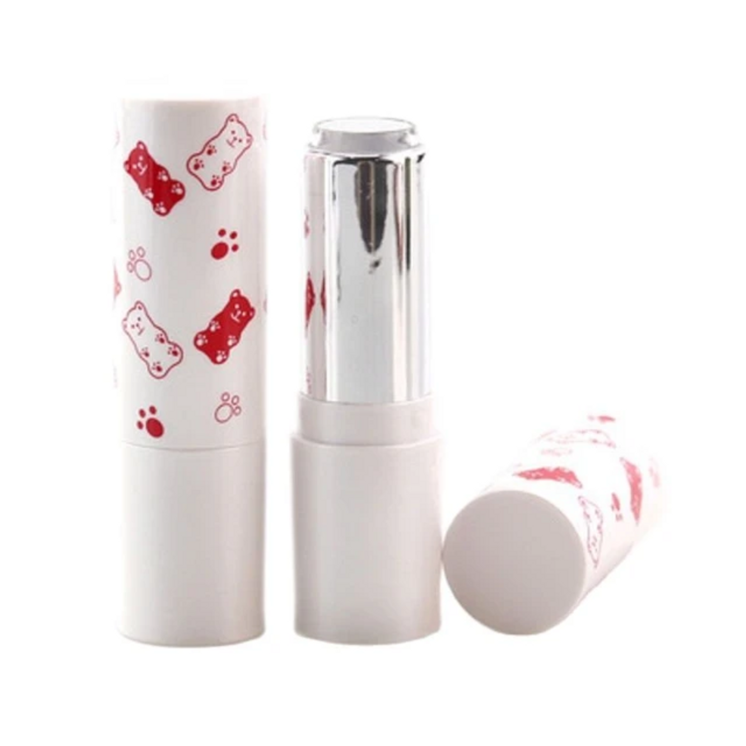 Refillable DIY Lipstick Tube Containers With Clear PP Plastic Inner