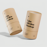 Modern Airtight Paper Tube Packaging with Tin Cap for Cardboard Food Storage
