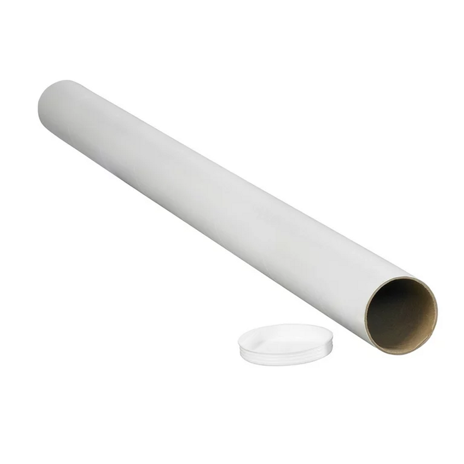 White Cardboard Poster Storage Tubes Document Storage Paper Shopping Tubes 