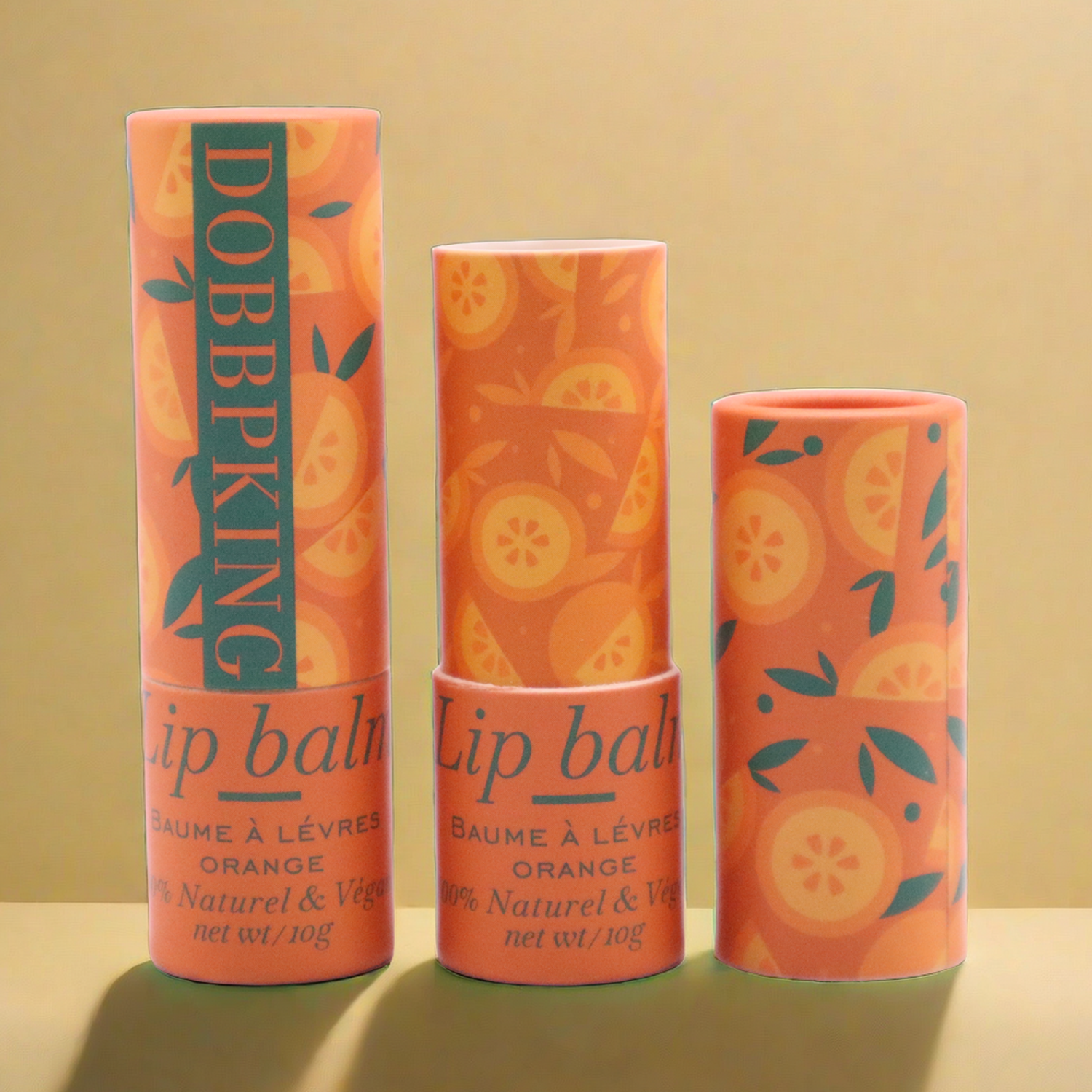 Eco-Friendly Push Up Kraft Paper Lip Balm Tubes
