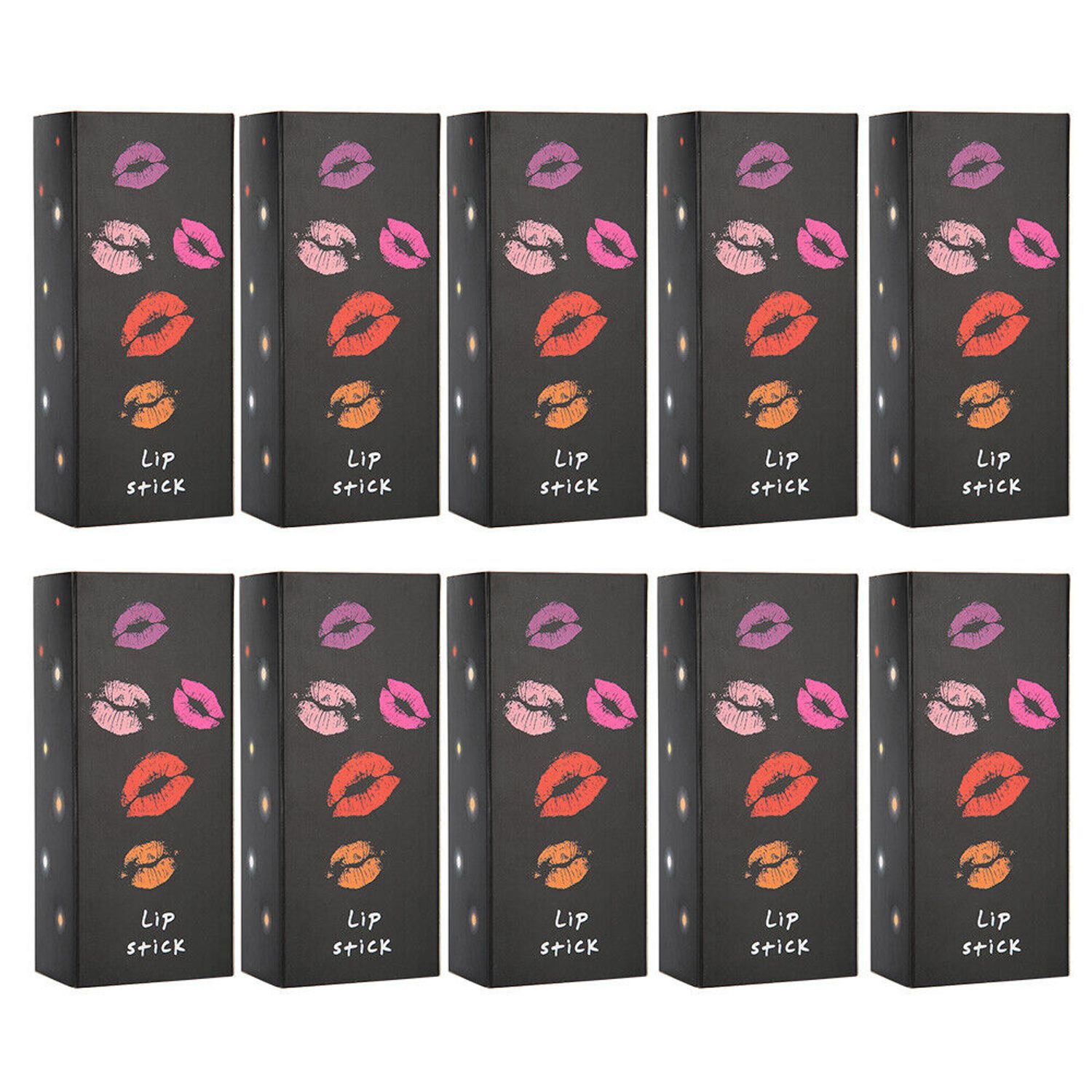 Small Paper Lipstick Wrapper Colorful Cardboard Pack Box Supplies Gifts Box For Cosmetic