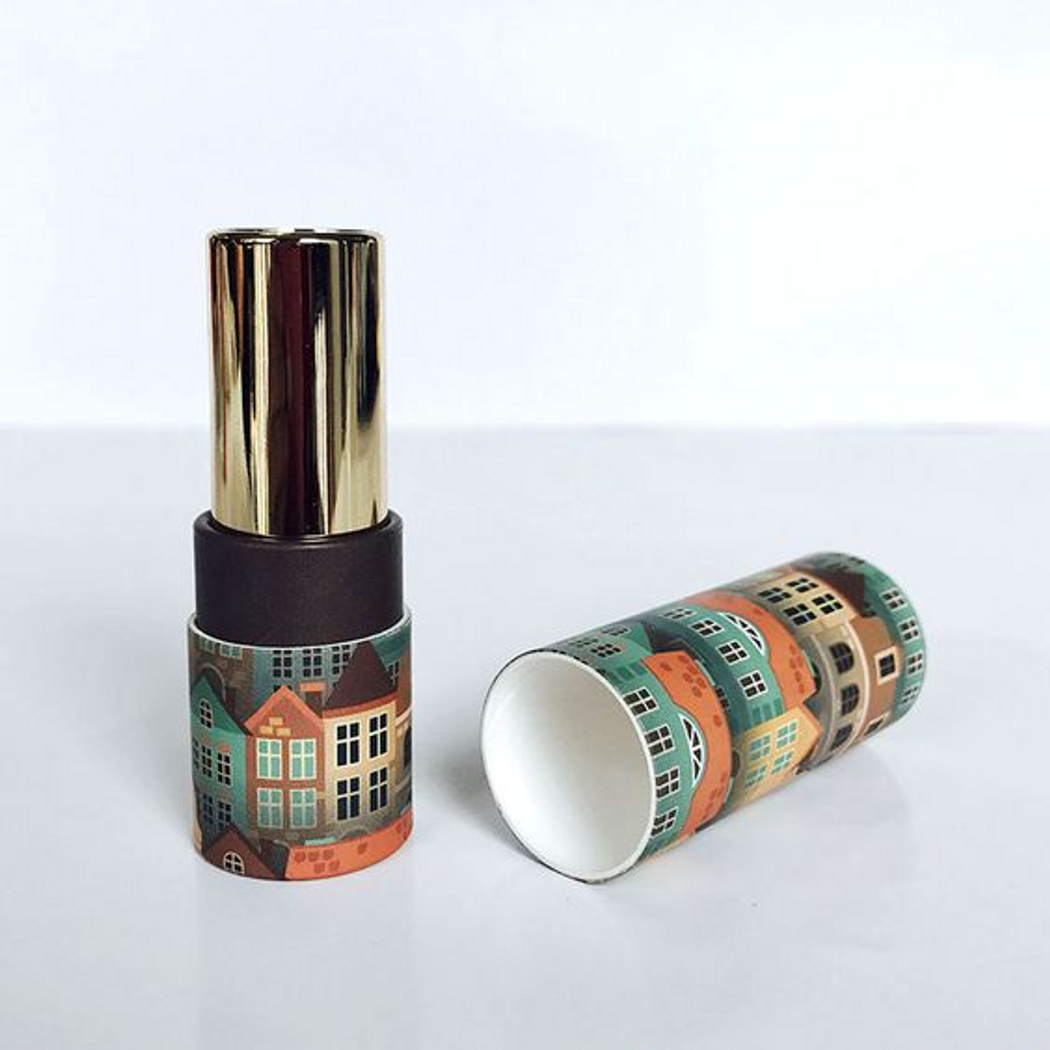 Refillable Paper Tube for Lipstick
