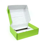 Custom Offset Printing Colors 3 Ply Corrugated Holographic Carton Boxes With Insert Slots