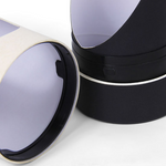 Professional Manufacturer Die-cut Window Paper Tube Kraft Packaging For Gift Tea Wine