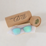 Custom Protect Eyewear Cylinder Container Kraft Sunglass Packaging Tube