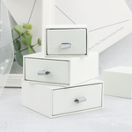 Square White Cardboard Watch Drawer Slide Packaging Box